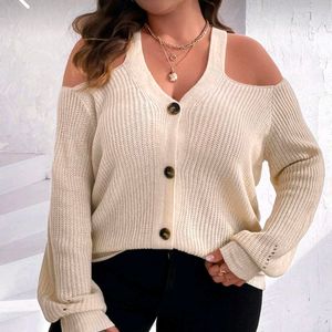 🆕 Cold Shoulder Cardigan With Tags