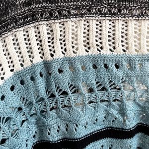 New Oversized Crochet Sweater