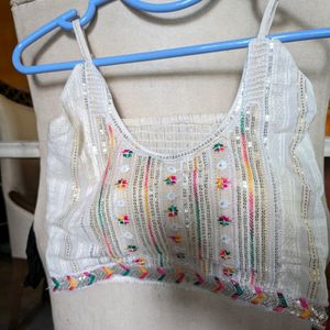 Bollywood Styled Top With Shrug
