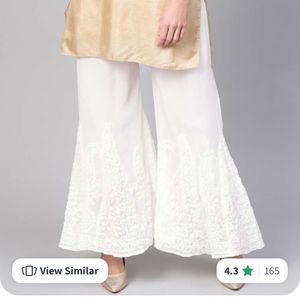 original chikankari sharara pant