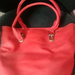 Orange Hand Bag