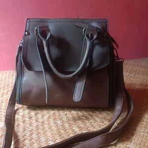 Dark Brown Sling Bag For Ladies