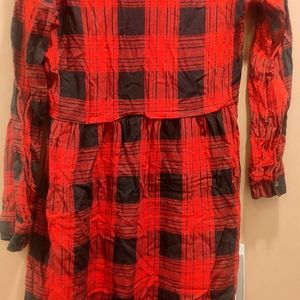 Red Checked Dress