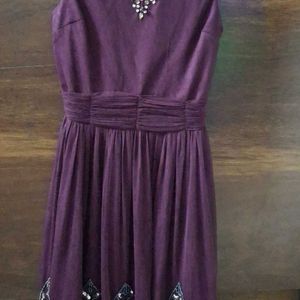 A Beautiful Purple Dress