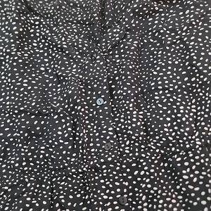 Black and White Dotted Dress