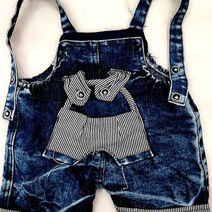 🔵 Dark Blue UNISEX DENIM DAUNGREE 💙 FOR BABIES