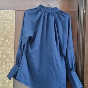 Blue Formal Top