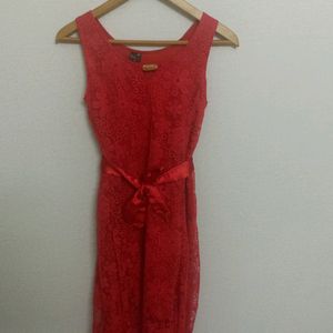 Red Lace Dress