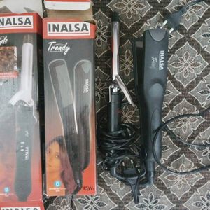 Inalsa Combo Of Hair Straightner And Curler (Black