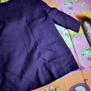 New Coat In Purple Color