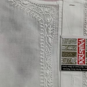 Authentic Lucknowi Gents Kurta In White Colour