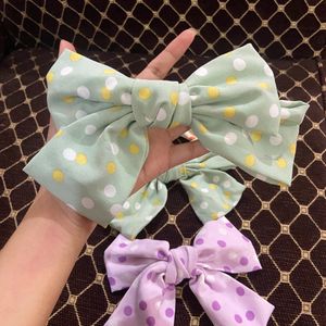 PACK OF 4 BIG SIZE POLKA DOT BOWS