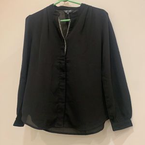 Black Shirt With Work (Price Drop)