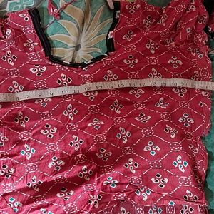 Pure Cotton Printed Kurti