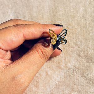 Beautiful Butterfly Adjustable Ring