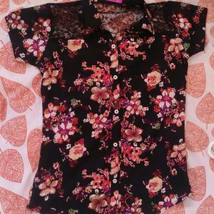 Flower Printed Vibrant Shirt