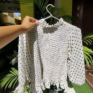 🖤SALE🖤 Korean Polka Dot Top