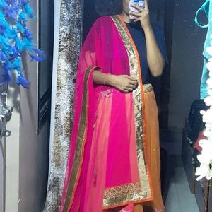 Lehnga Cunni No Blouse