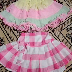 Baby Girls Stylish Skirts Combo 6-24 Months