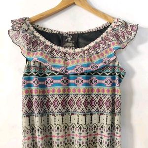 Multi Colour Printed Top