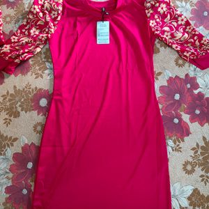 Women Bodycon Pink Dress