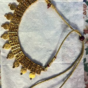 South Indian Golden necklace