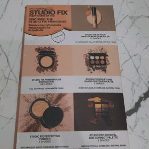 Mac Studio Fix Foundation Samples