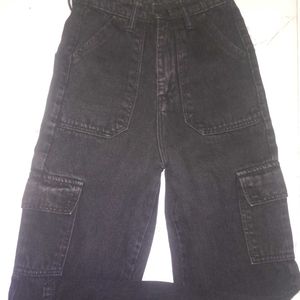 Black Straight Jeans