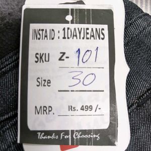 Z-101 Size 30 Straight Women Denim Jeans