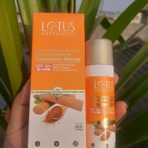 New) Sunscreen Serum By Lotus Botanicals