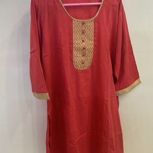 XXXL Maybell Like new peach And Good kurta