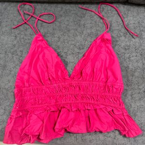 Rose Pink Bralette Top