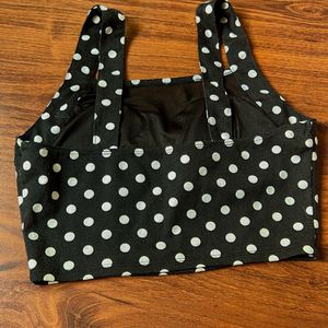 Polka Dots Crop Top