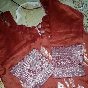 Combo Of Two Silk Kurti