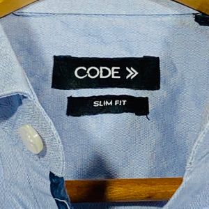 Code Light Blue Shirt ( Men's )