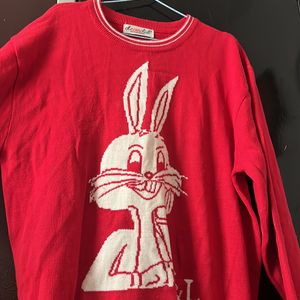 Bunny Red  Woolllen sweatshirt