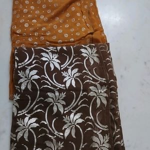 FOIL PRINTED DESIGNER SAREE