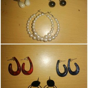 A Combo Of 6 Earings