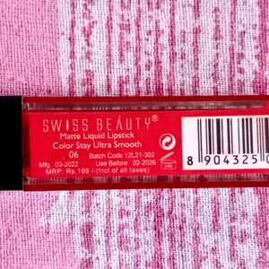 Brand New Gorgeous Red Lipstick From Swiss Beauty