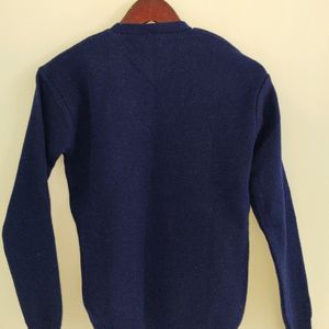 full sleeves navy blue sweater