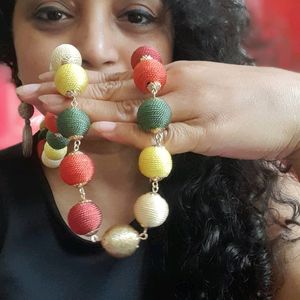 Beautiful Handmade Multi Colour Necklace