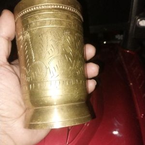 Pure Brass 35+years Old  Hand Crafted Glass