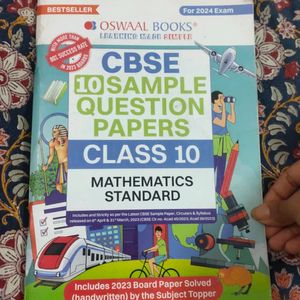 Unused OSWAL Class X Mathematics Solved Papers