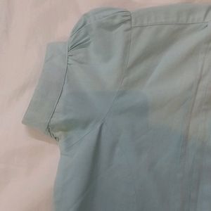 Sky Blue Short Shirt On Sale