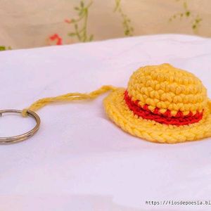 Luffy Hat Keychain