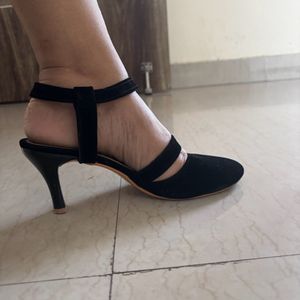 Black Velvet Shoes