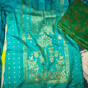 New Silk Suit Set With Heavy Dupatta