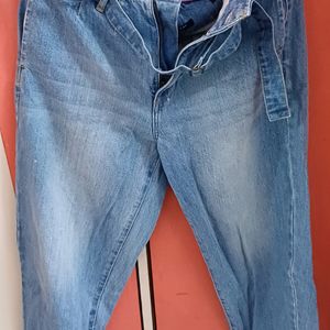 carrot baggy relaxed fit blue jeans from SPYKAR