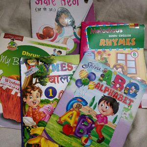 5 Kids Books Rhyme Alphabet story english hindi