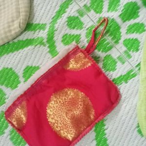 Cloth Handbag Combo -3 And 1 Pouch